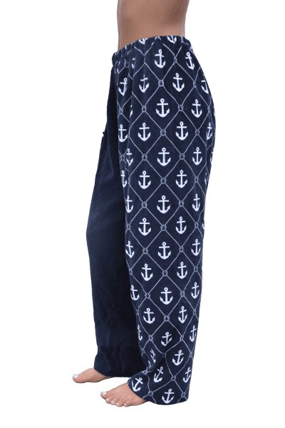 anchor towel pants, girl, side view
